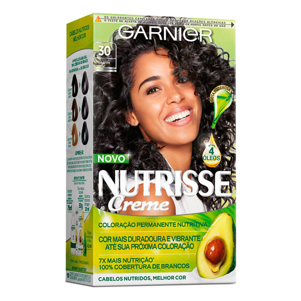 Coloração Nutrisse Garnier 30 Grafite