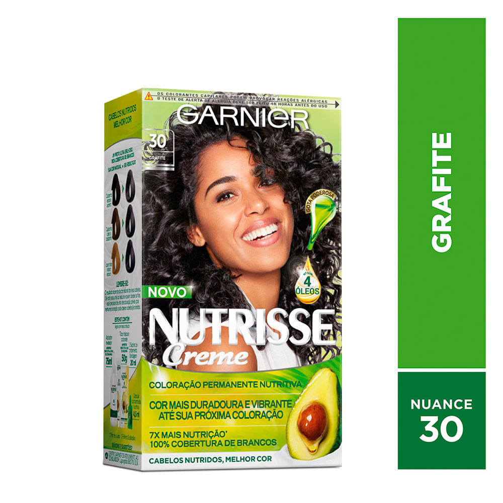 Coloração Nutrisse Garnier 30 Grafite
