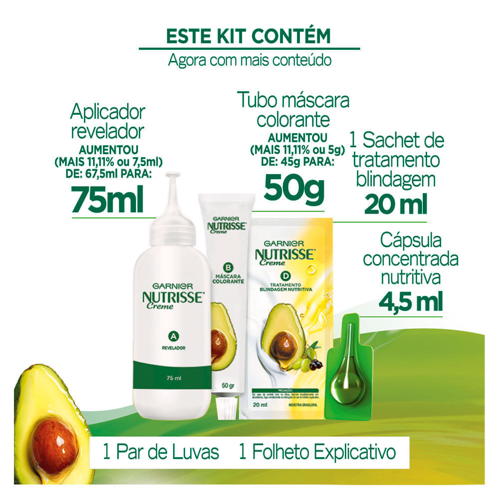 Coloração Nutrisse Garnier 30 Grafite
