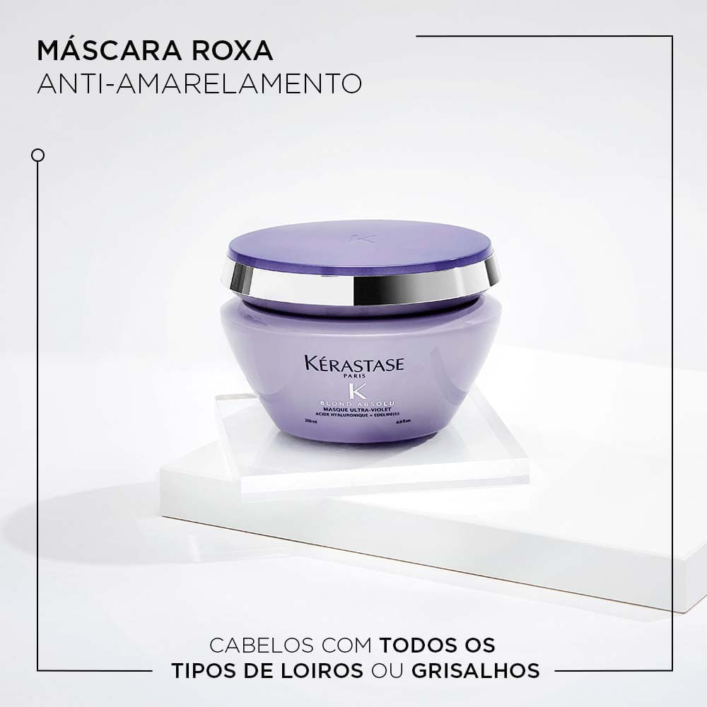 Kérastase Blond Absolu Ultra-Violet Máscara Desamareladora 200ml