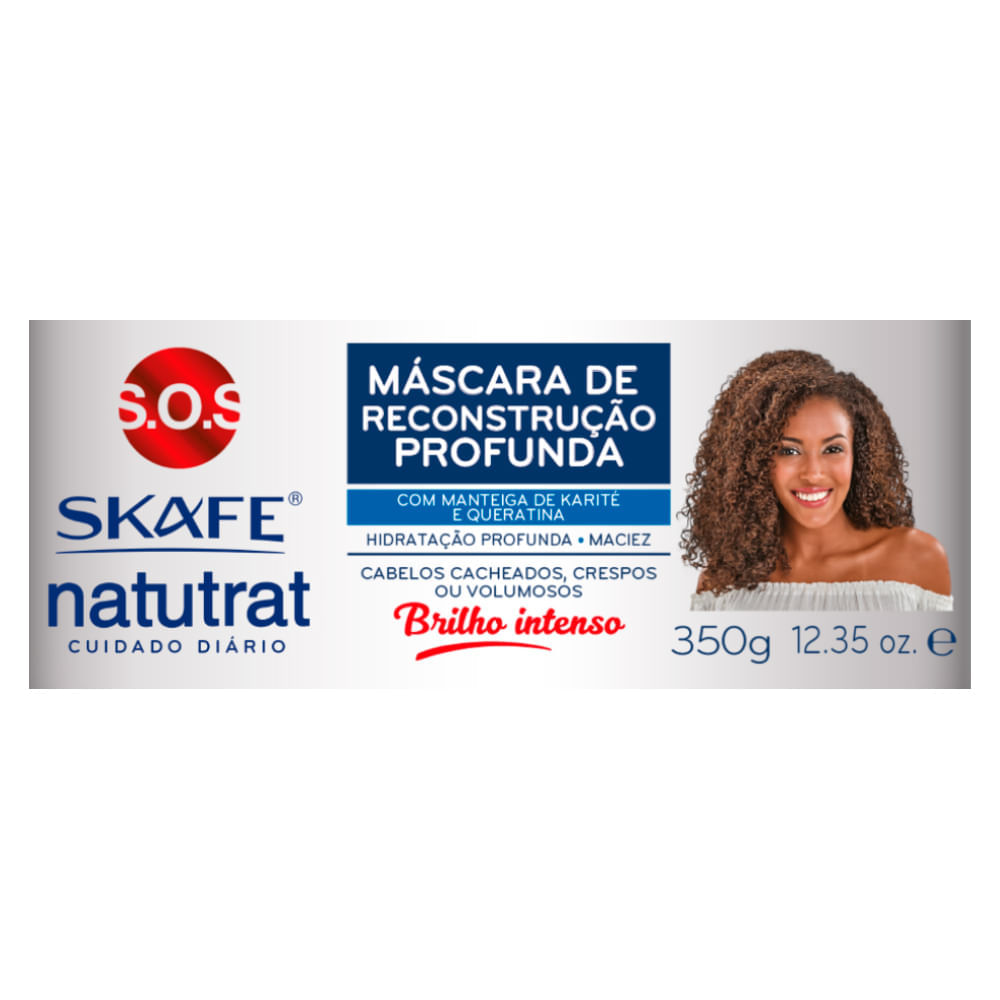 Skafe Natutrat SOS Cuidado Diário Máscara de Reconstrução Profunda 350g
