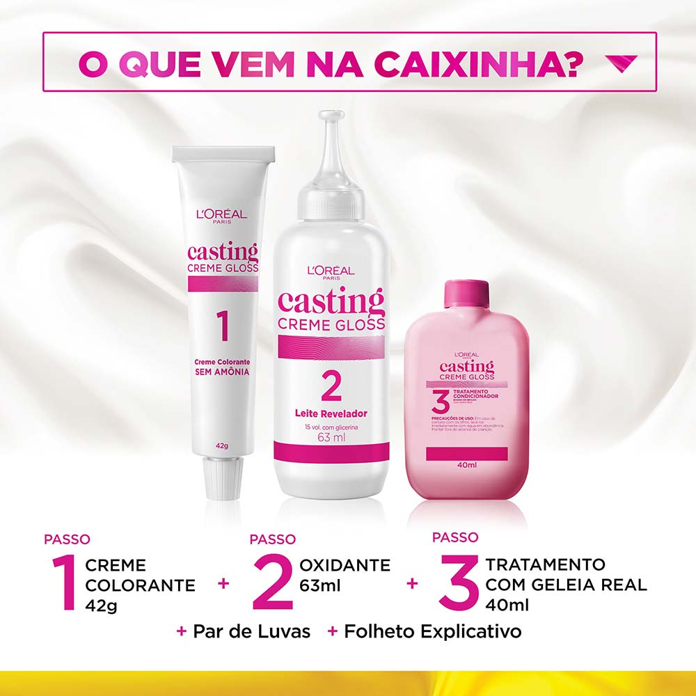 Coloração Casting Creme Gloss L'Oréal Paris 210 Preto Azulado