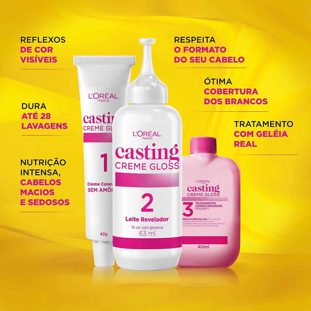 Coloração Casting Creme Gloss L'Oréal Paris 210 Preto Azulado