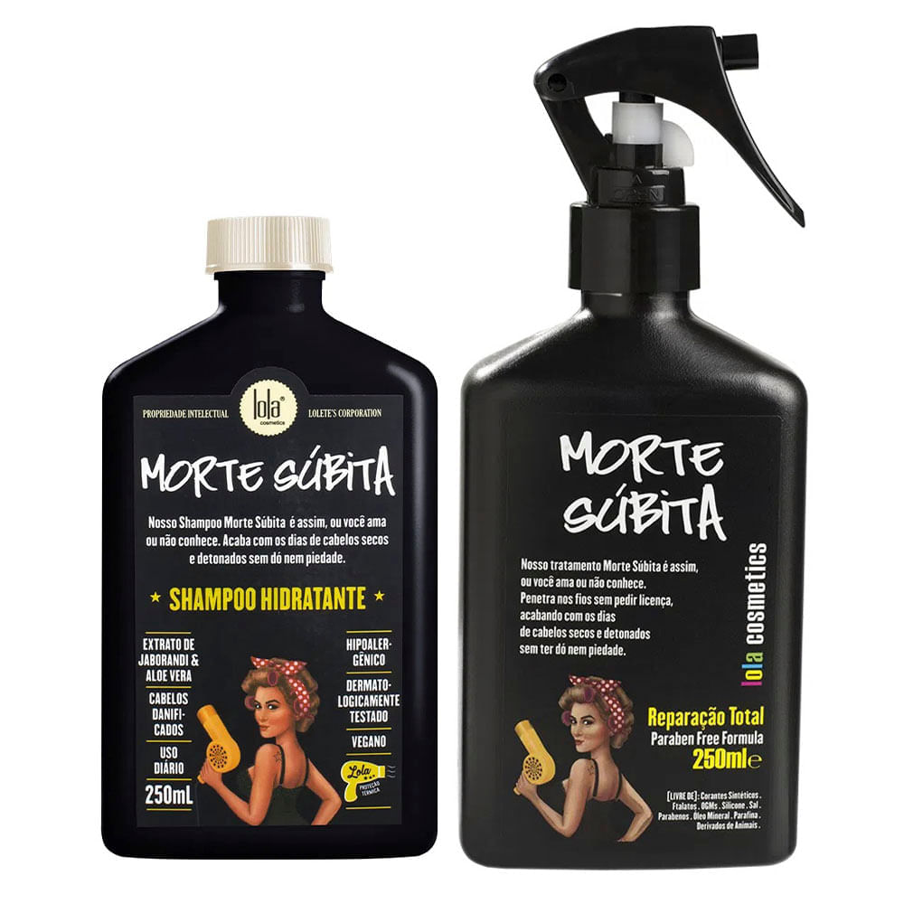 Lola Cosmetics Morte Súbita Kit Shampoo + Spray