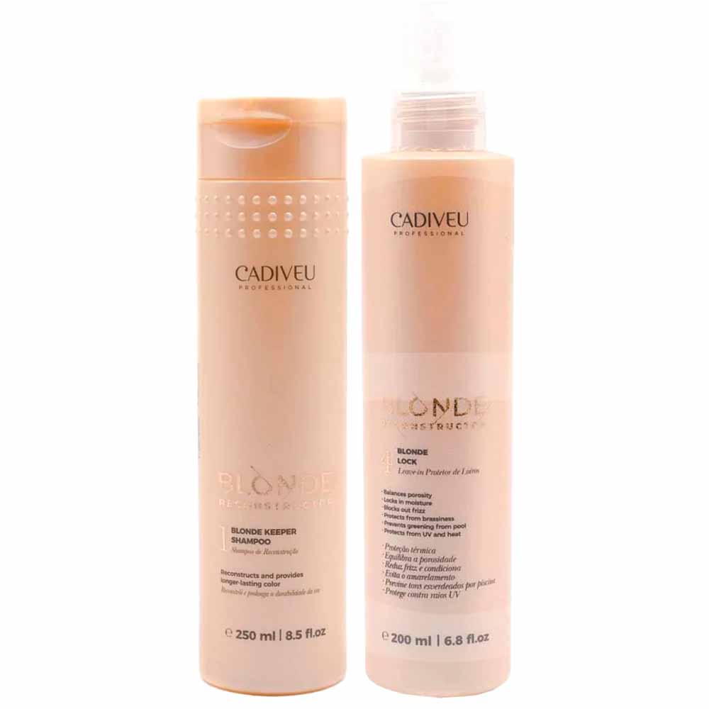 Cadiveu Blonde Reconstructor Blonde Kit Shampoo + Leave-in