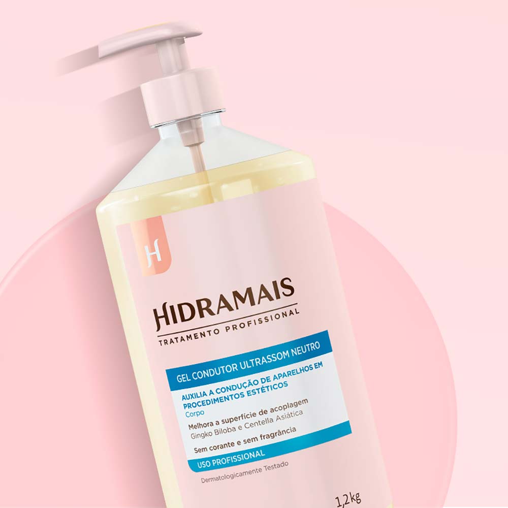 Gel Condutor Ultrassom Neutro Hidramais 1,2kg