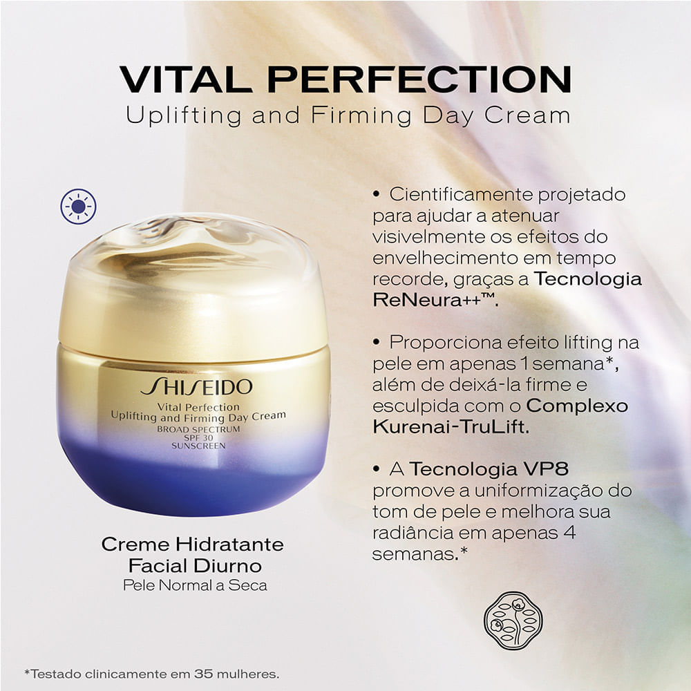 Creme Hidratante Shiseido Vital Perfection Uplifting And Firming Day Cream Fps30 50ml
