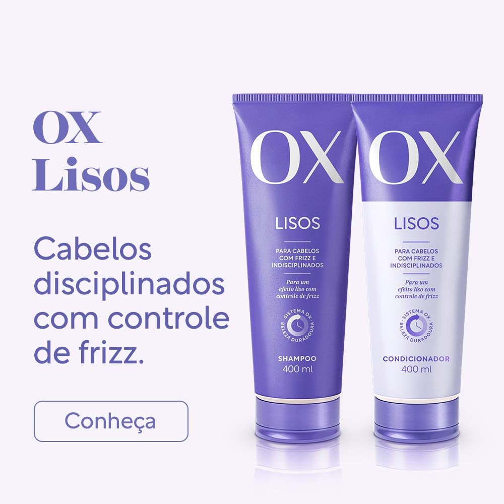 Shampoo OX Cosmeticos Lisos 400ml
