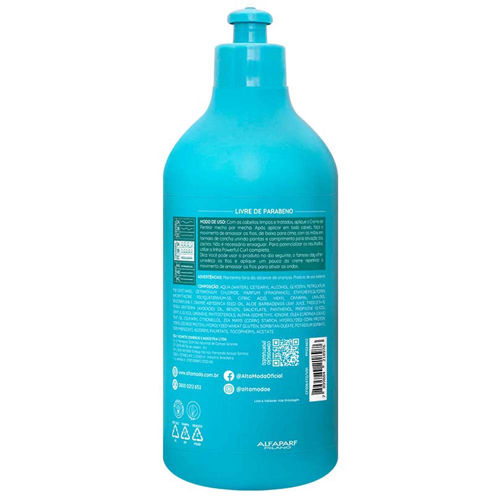Alta Moda Powerful Curl Crespos Creme de Pentear 500ml