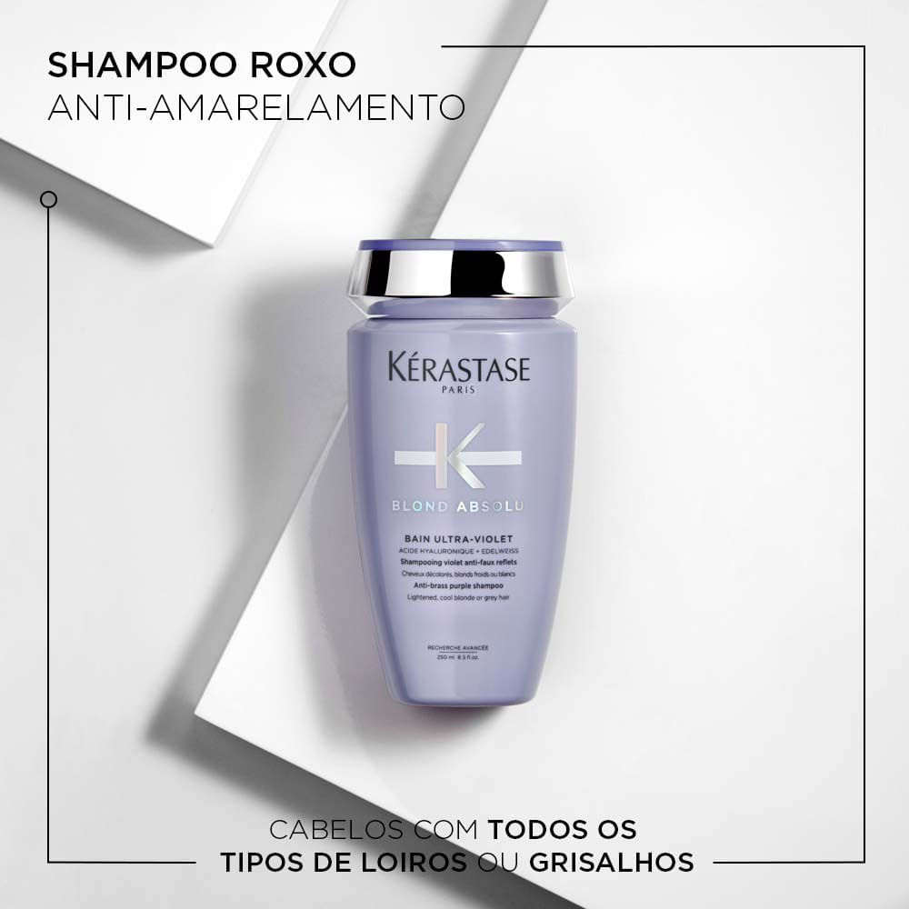 Kérastase Blond Absolu Bain Ultra-Violet Shampoo Desamarelador 250ml
