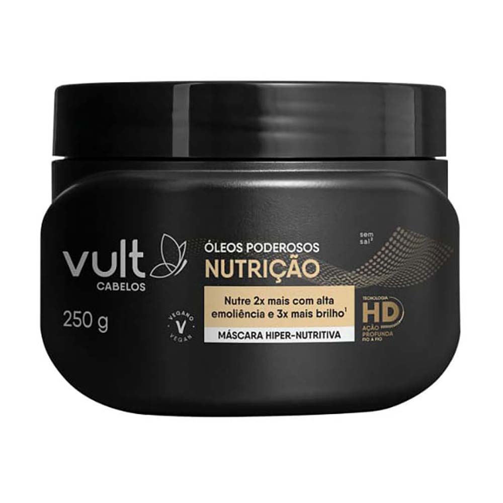 Vult Óleos Poderosos Nutrição Máscara Capilar 250ml