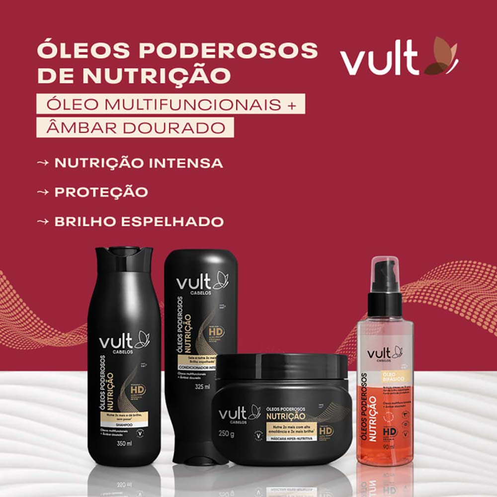 Vult Óleos Poderosos Nutrição Máscara Capilar 250ml
