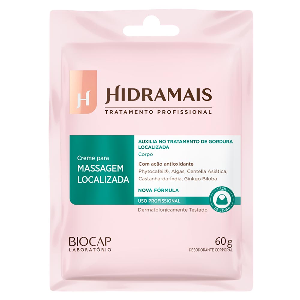 Creme para Massagem Localizada em Sachê Hidramais 60g