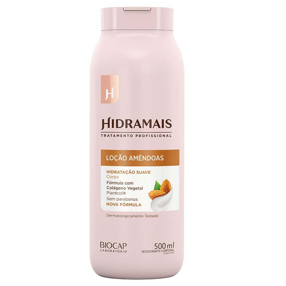 Loção Hidratante Corporal Óleo De Amêndoas Hidramais 500ml