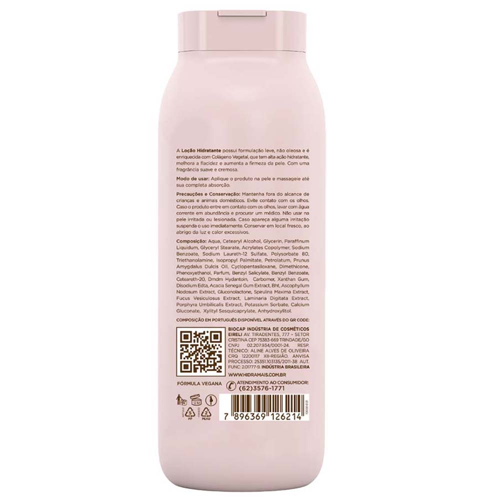Loção Hidratante Corporal Óleo de Amêndoas Hidramais 500ml