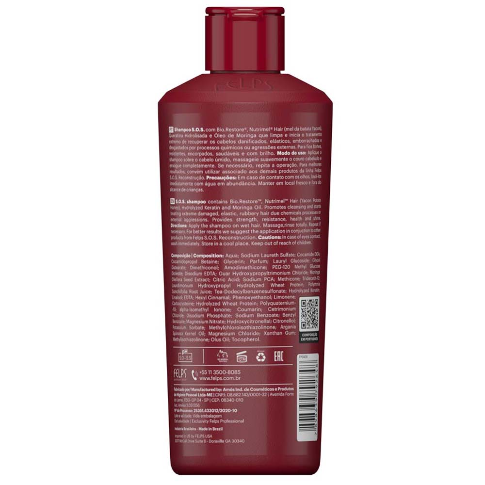 Felps S.O.S. Reconstrução Shampoo 250ml