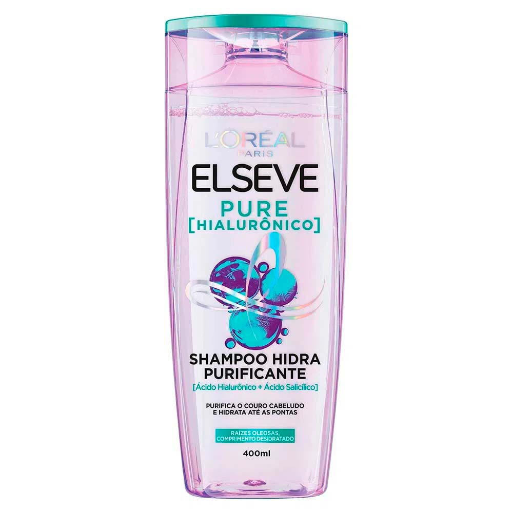 Elseve Pure Hialurônico Kit Shampoo + Condicionador + Leave In Tratamento Cicatri Renov