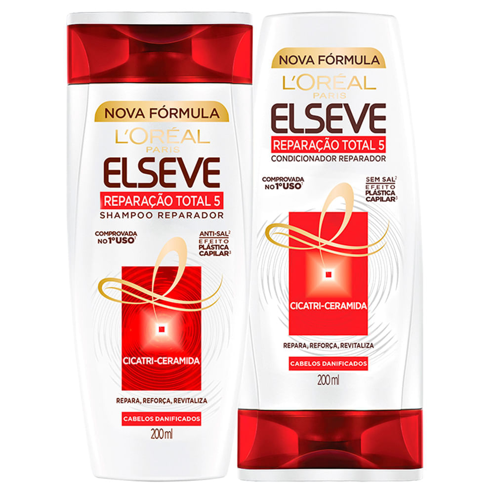 Kit Shampoo + Condicionador L'oréal Paris Elseve Reparação Total 5