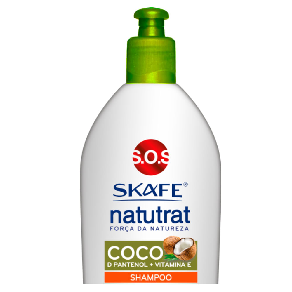 Skafe Natutrat SOS Força da Natureza Shampoo Coco 300ml