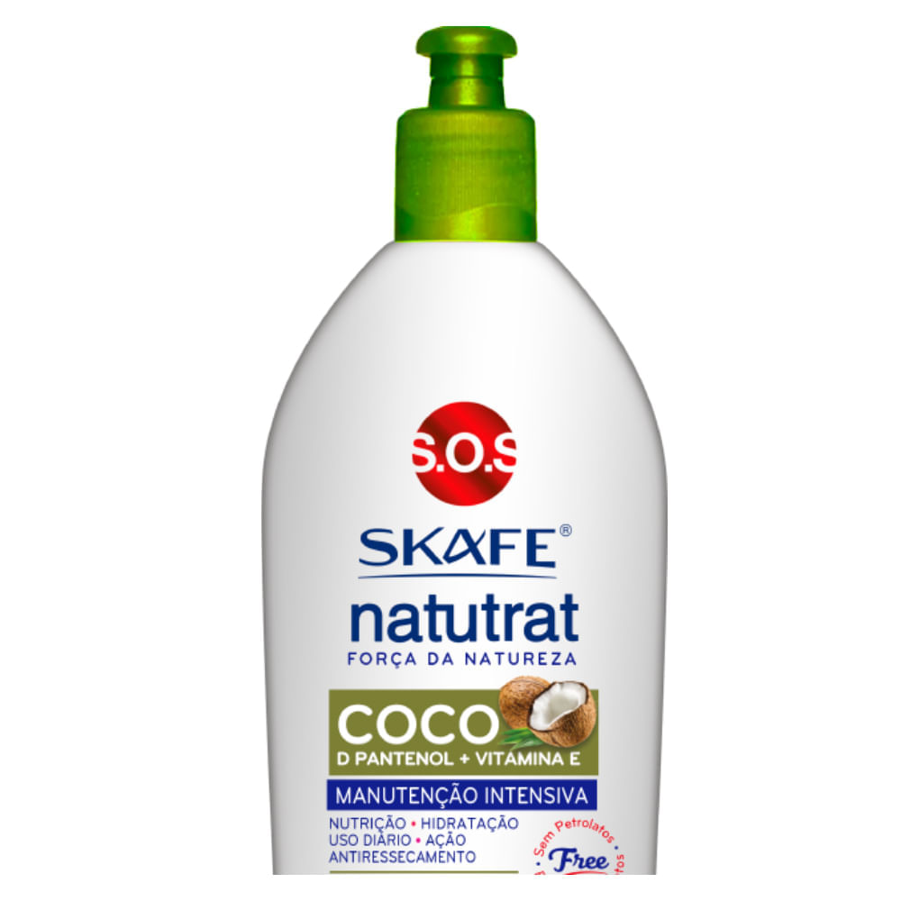 Skafe Natutrat SOS Força da Natureza Manutenção Intensiva Coco 300ml