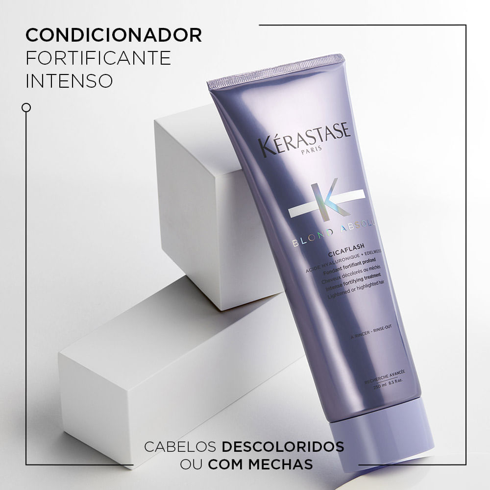 Tratamento Fortalecedor Kérastase Blond Absolu Cicaflash Condicionador 250ml