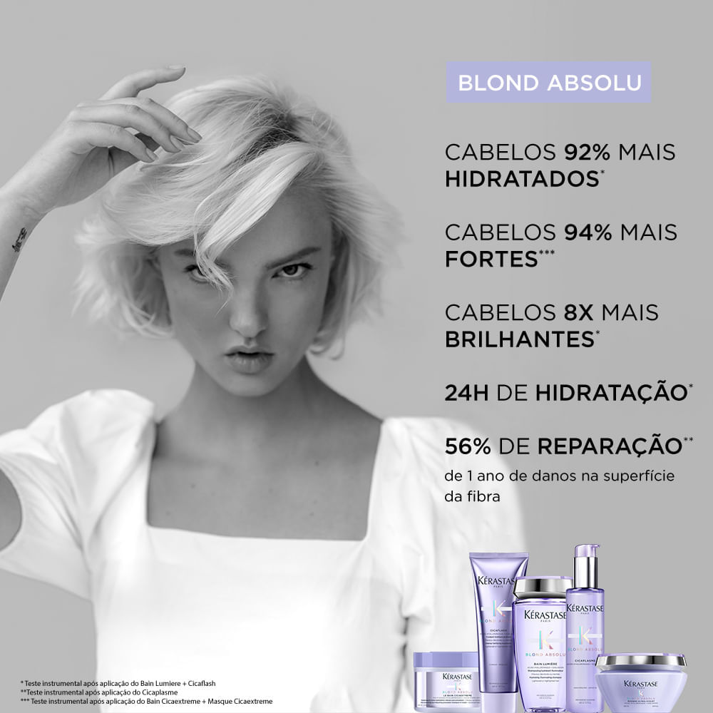 Tratamento Fortalecedor Kérastase Blond Absolu Cicaflash Condicionador 250ml