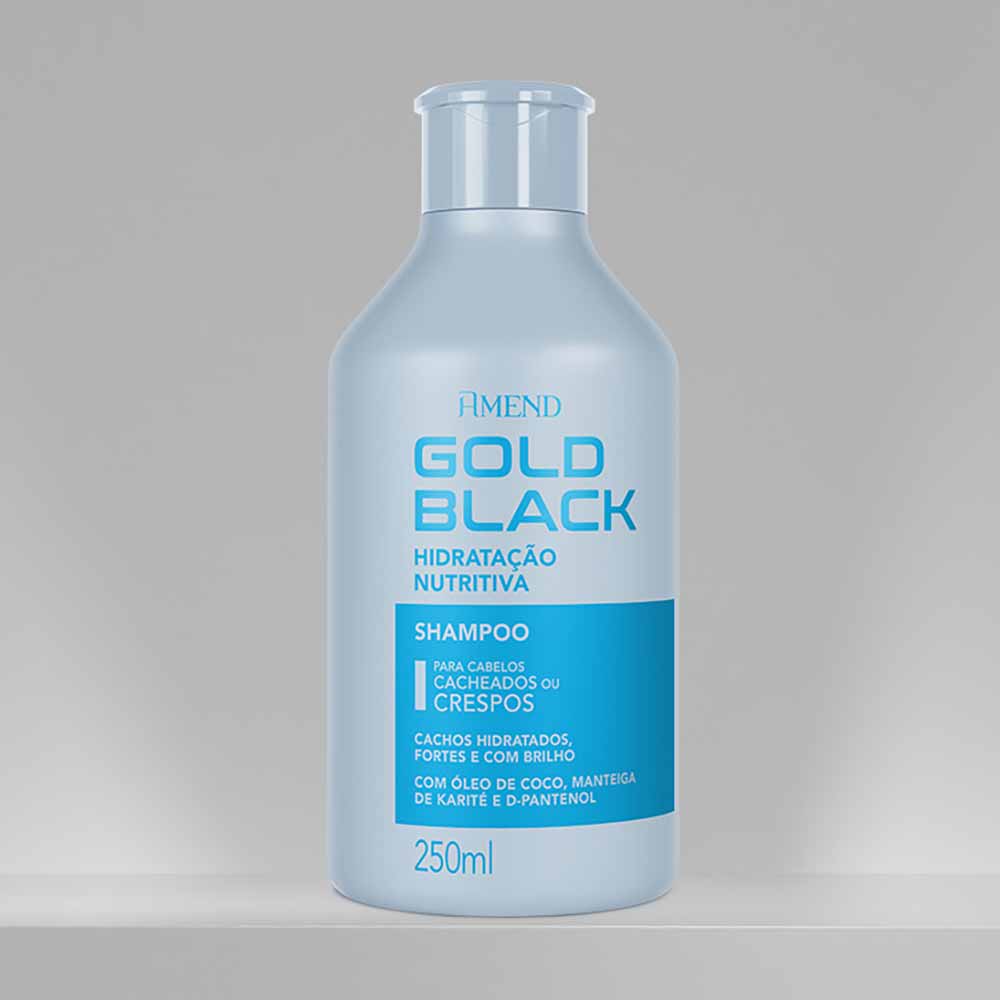 Amend Hidratação Nutritiva Gold Black Shampoo 250ml