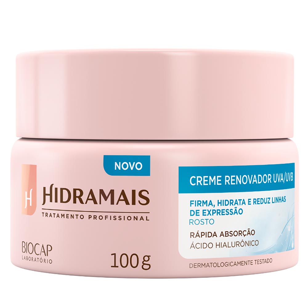 Creme Renovador UVA/ UVB Hidramais 100g