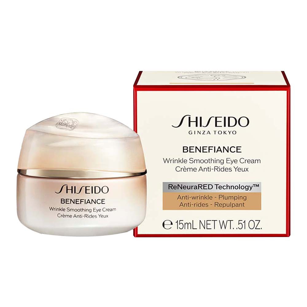 Creme Antirrugas para Olhos Shiseido Benefiance Wrinkle Smoothing Eye Cream 15ml