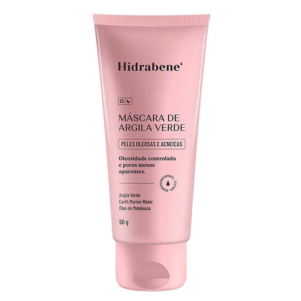 Máscara Facial Hidrabene Argila Verde 50g