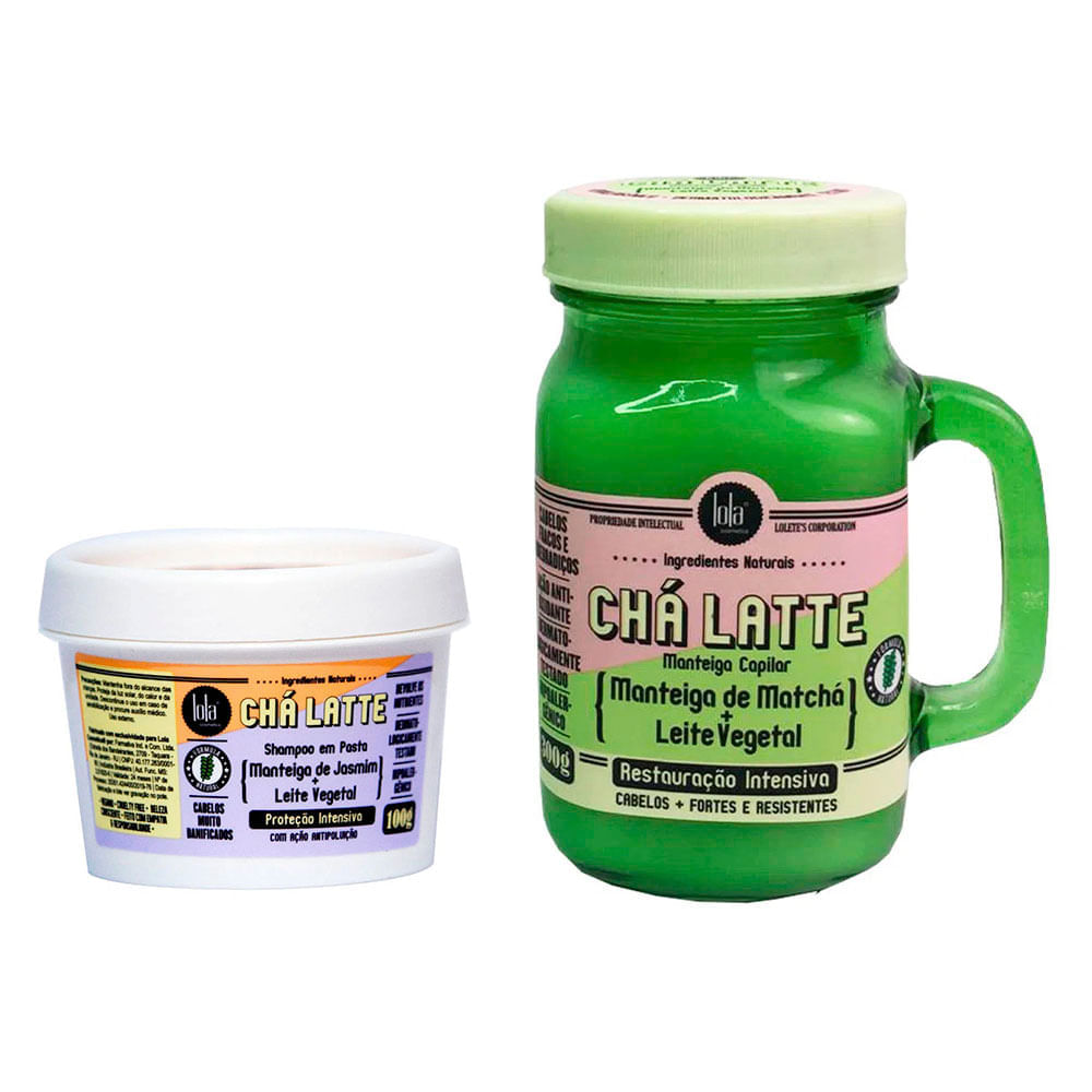 Lola Cosmetics Cha Latte Kit Shampoo em Pasta + Manteiga Capilar