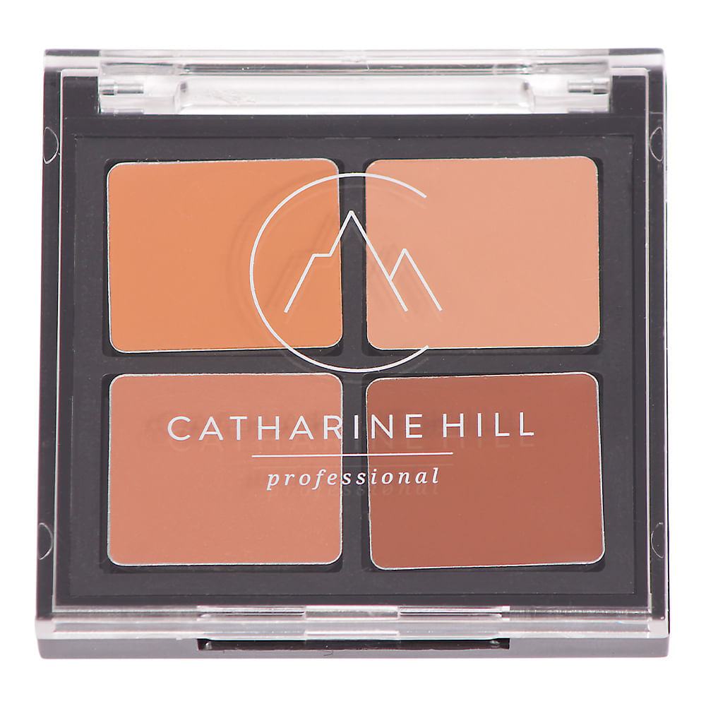 Quarteto Corretivo Pele Escura Catharine Hill Four Concealer
