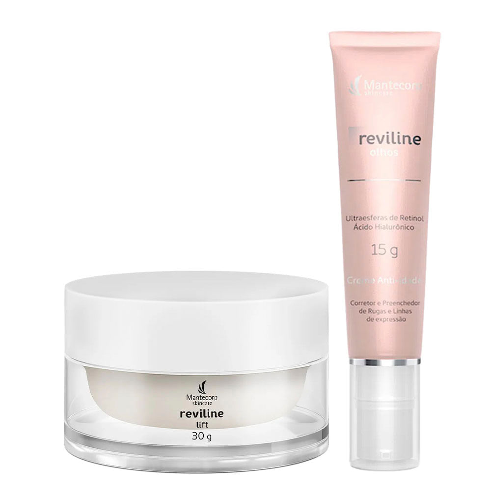 Mantecorp Skincare Kit Creme Anti-idade Reviline Olhos + Reviline Lift Creme Rejuvenescedor Para Peles Maduras