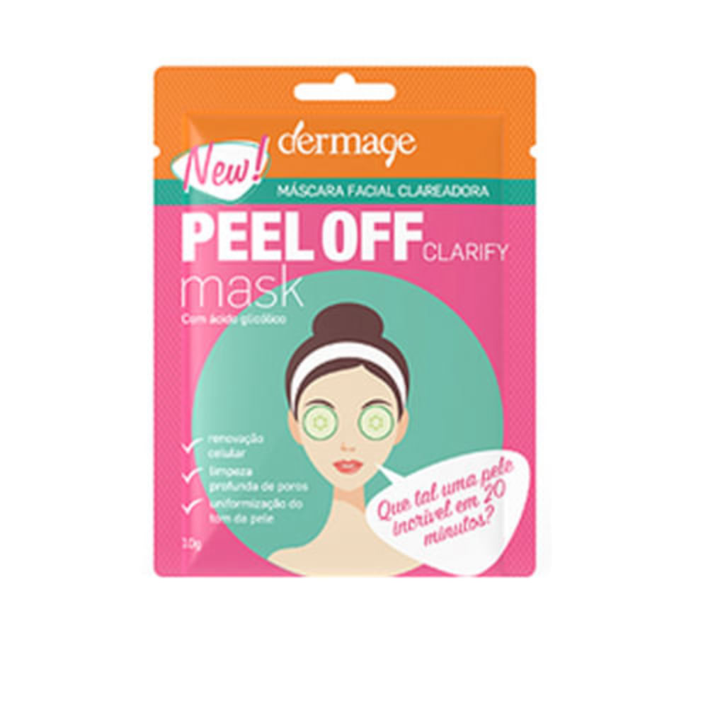 Máscara Facial Clareadora Dermage Clarify Pell Off Mask 10g