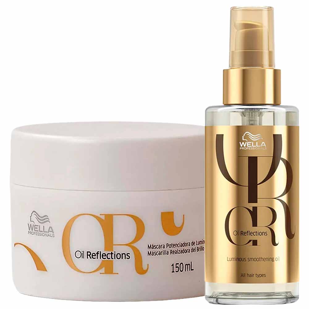 Wella Professionals Oil Reflections Kit Óleo Capilar + Máscara De Hidratação
