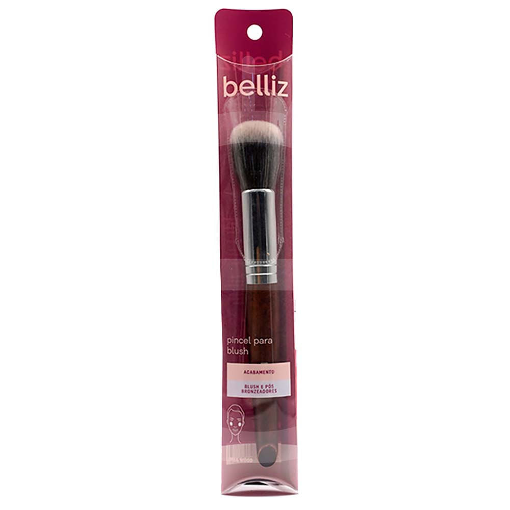 Pincel de Blush Belliz Wood