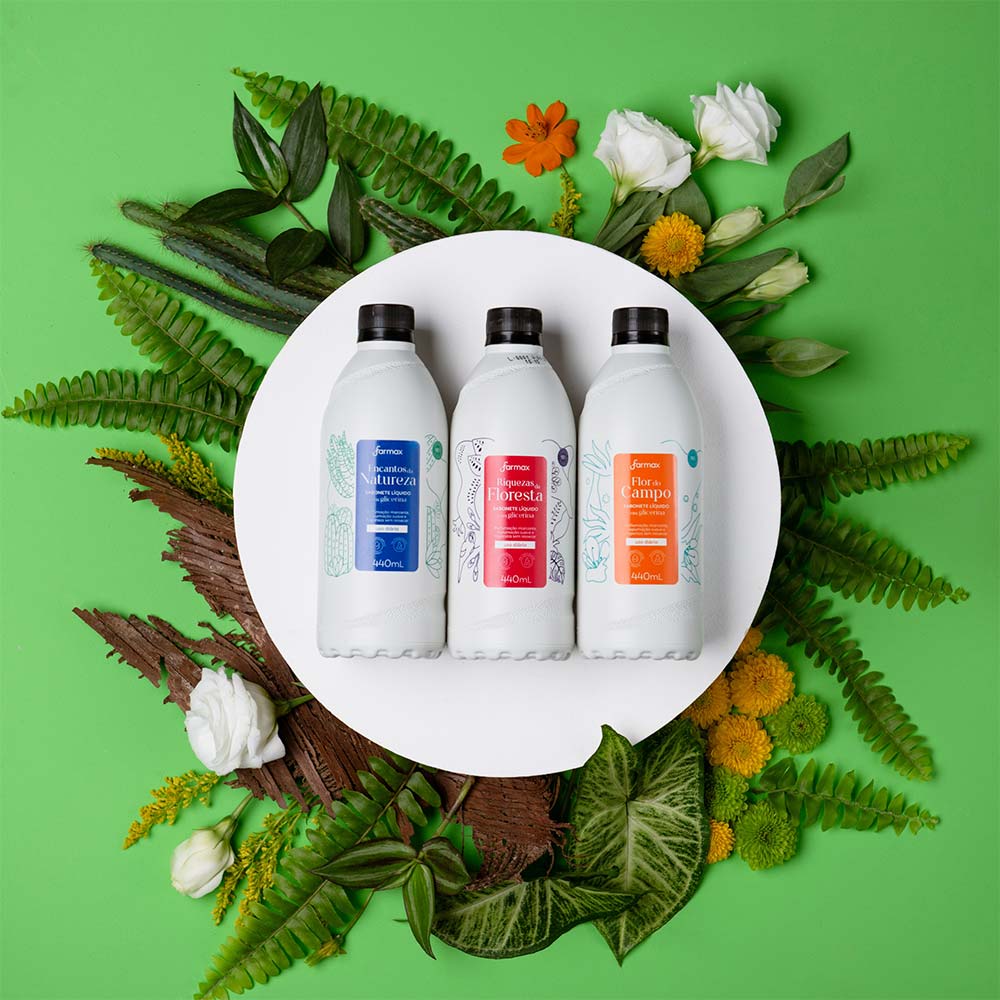 Sabonete Líquido Refil Farmax Flor do Campo 400ml
