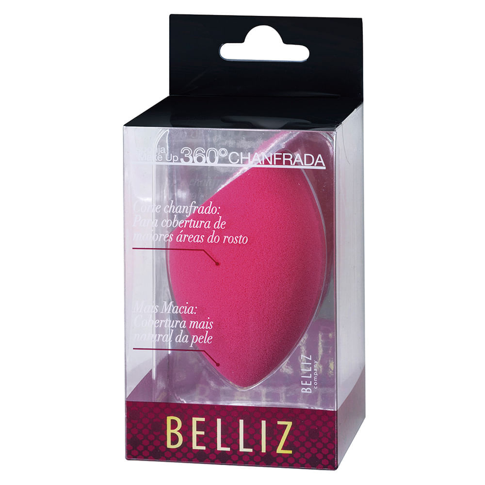 Esponja Chanfrada Belliz - Make Up 360º