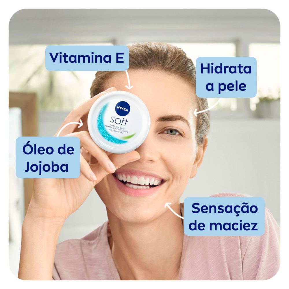 NIVEA Creme Hidratante Soft 97g