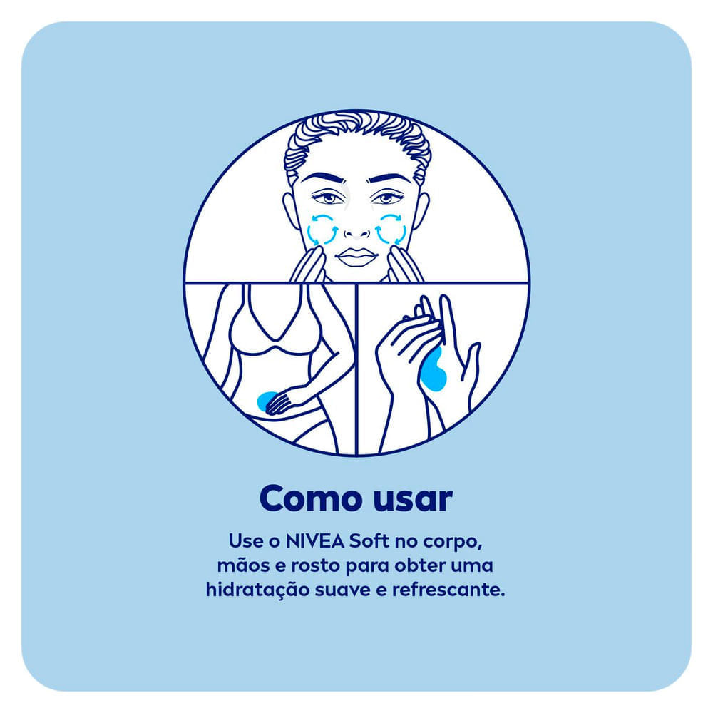 NIVEA Creme Hidratante Soft 97g