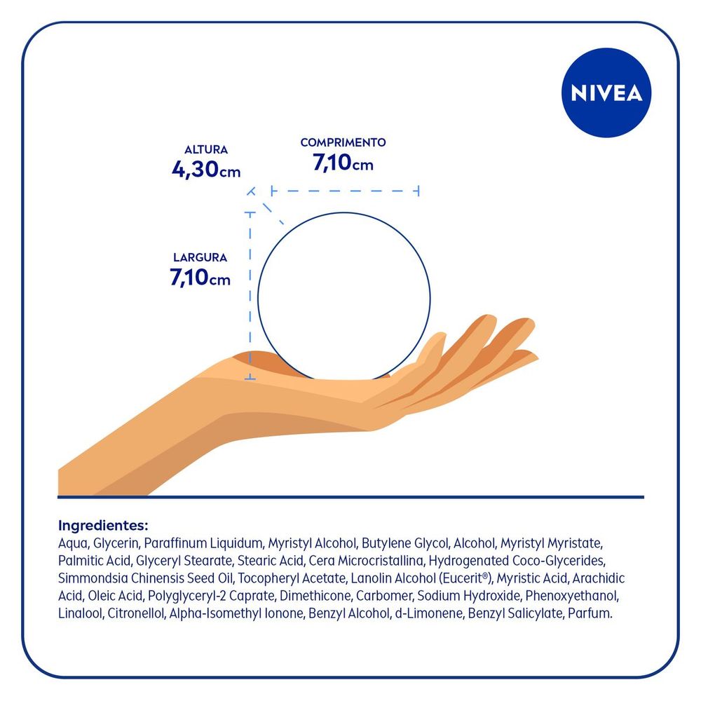 NIVEA Creme Hidratante Soft 97g