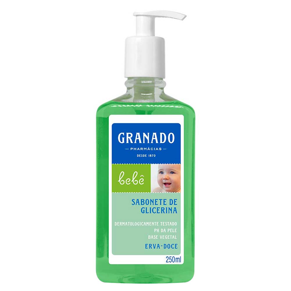 Sabonete Líquido De Glicerina Bebê Erva-doce Granado 250ml
