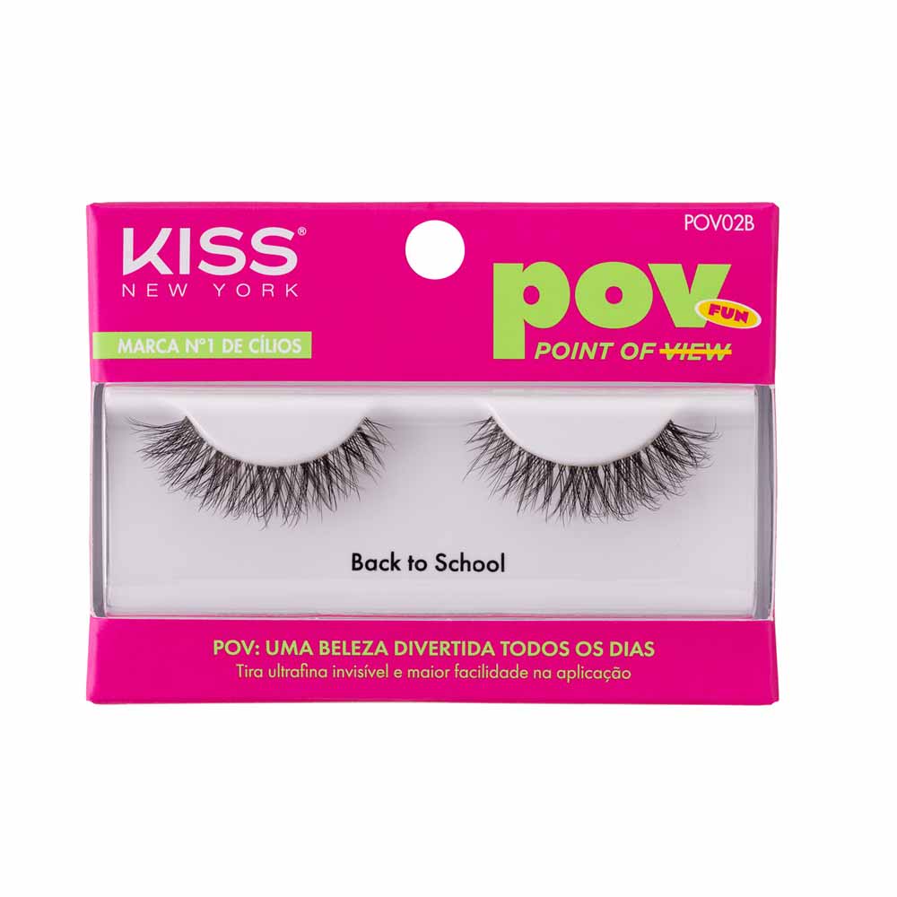 Cílios Postiços Kiss NY POV Back To School 02B