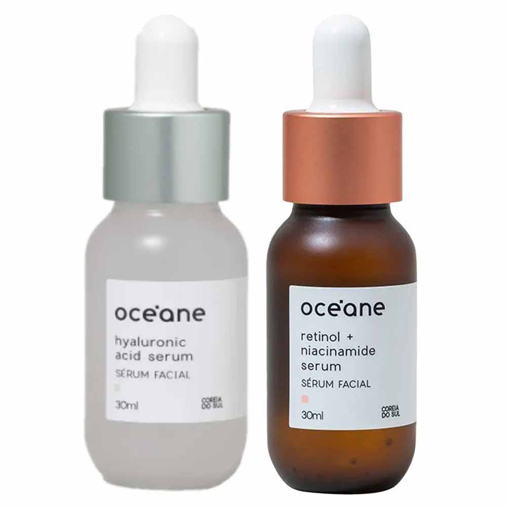 Océane Sérum Retinol + Sérum Hyaluronic Kit Presenteável