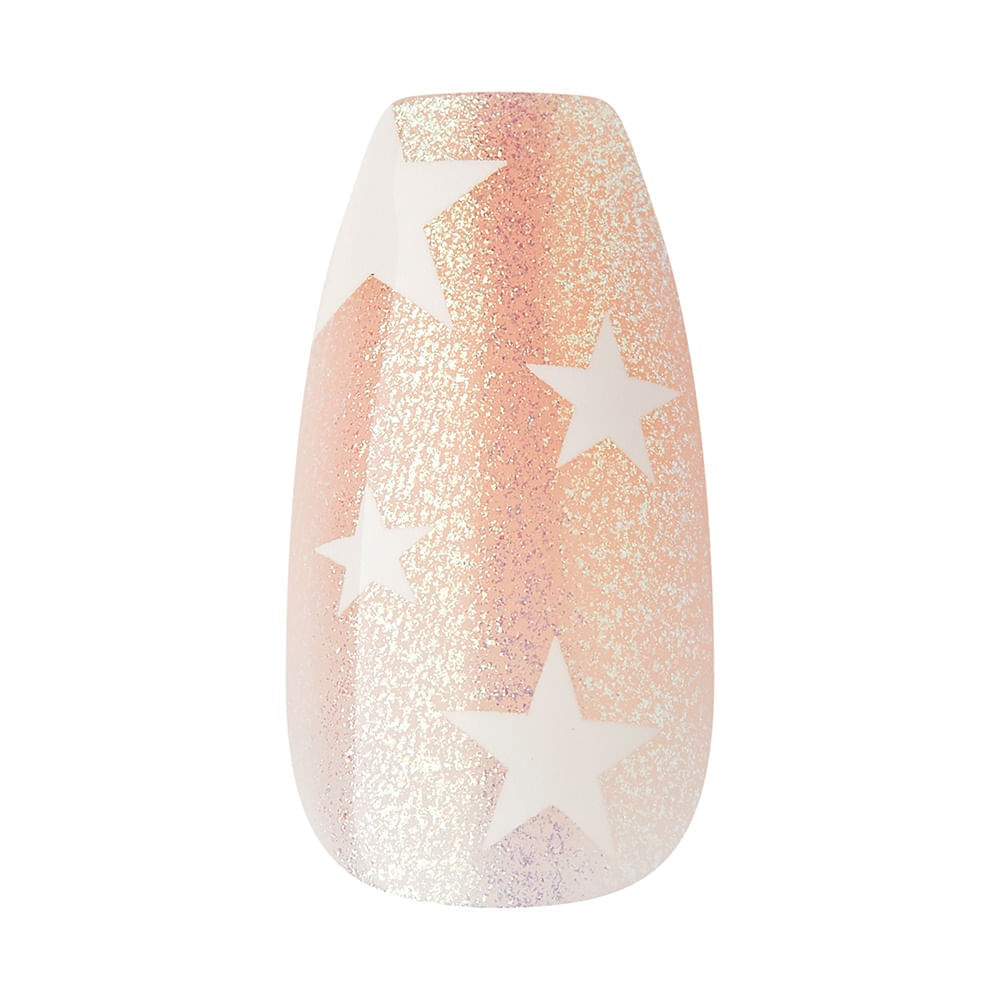 Unhas Postiças Kiss NY Voguish Fantasy In The Stars