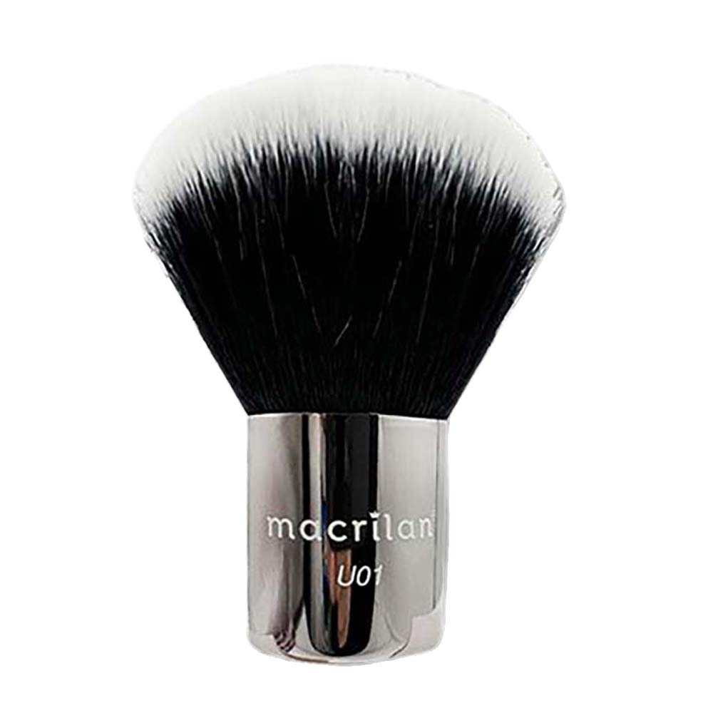Pincel Profissional Para Pó Facial Macrilan Ultra Essencial U01