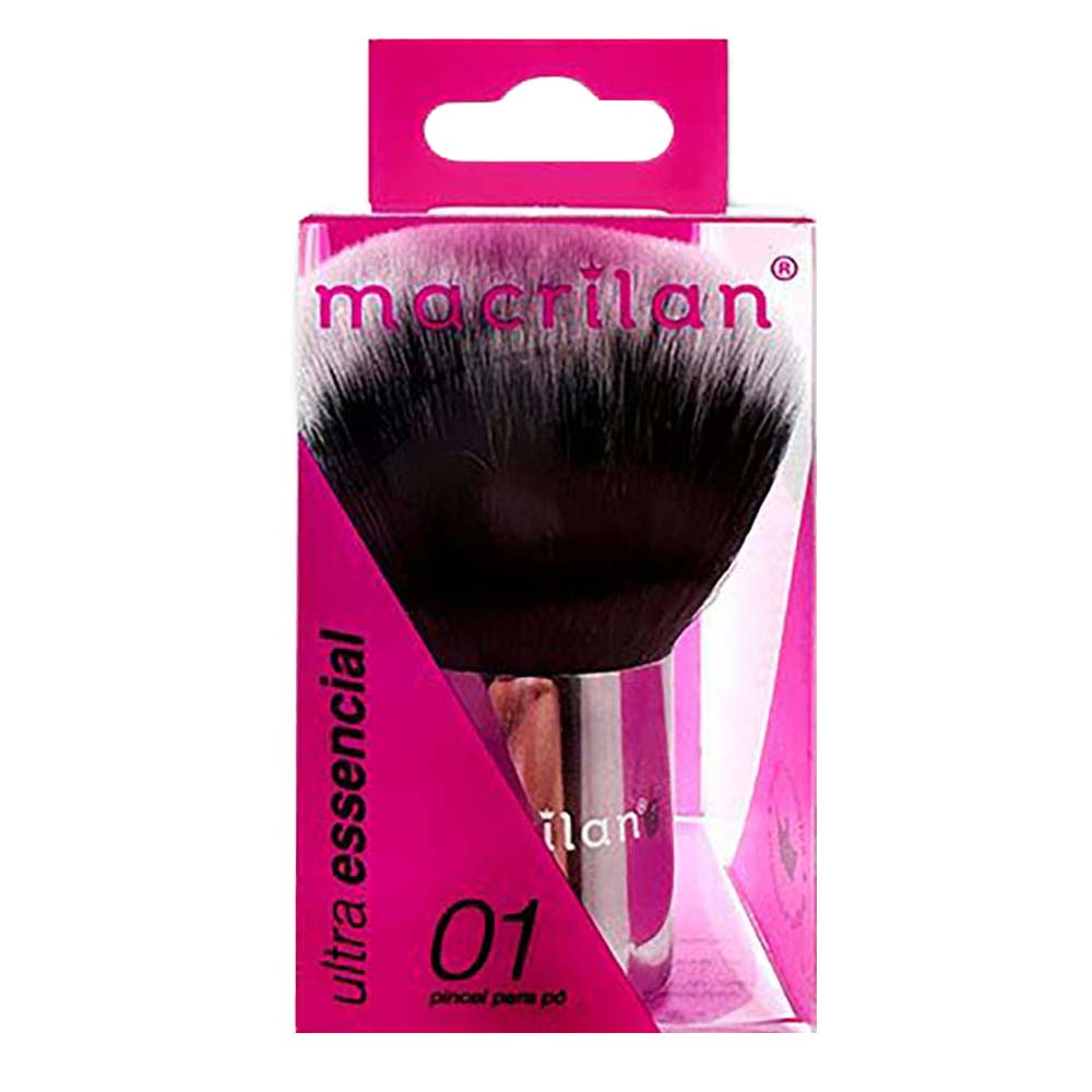 Pincel Profissional para Pó Facial Macrilan Ultra Essencial U01