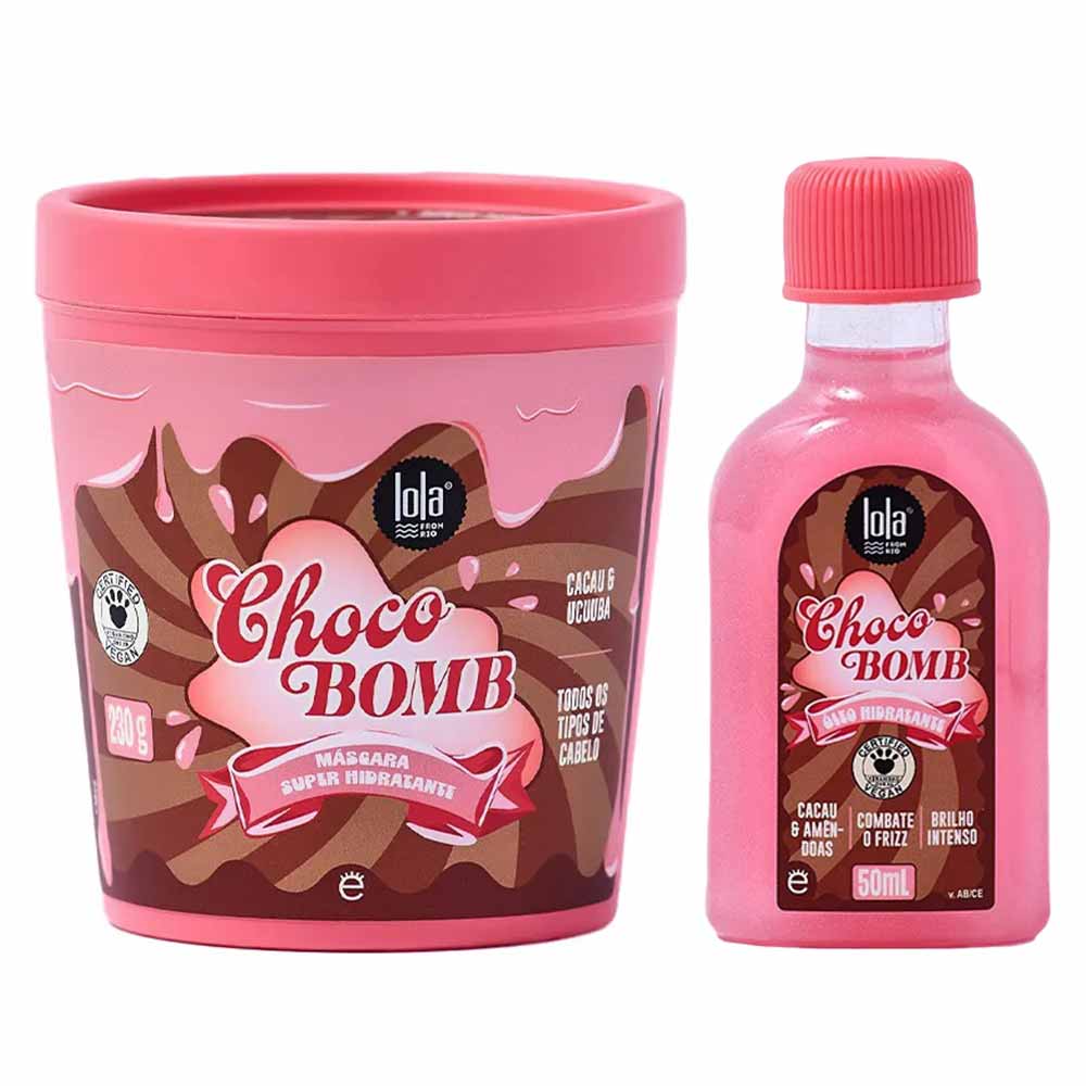Lola Cosmetics Chocobomb Kit Máscara Chocobomb + Óleo