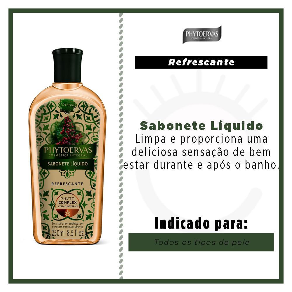 Sabonete Líquido Phytoervas Verbena 250ml