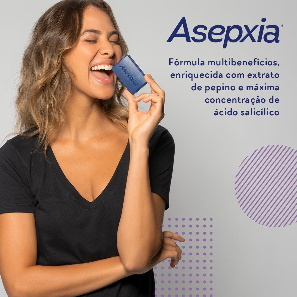 Sabonete em Barra Asepxia - Sabonete Antiacne Suavizante 80g
